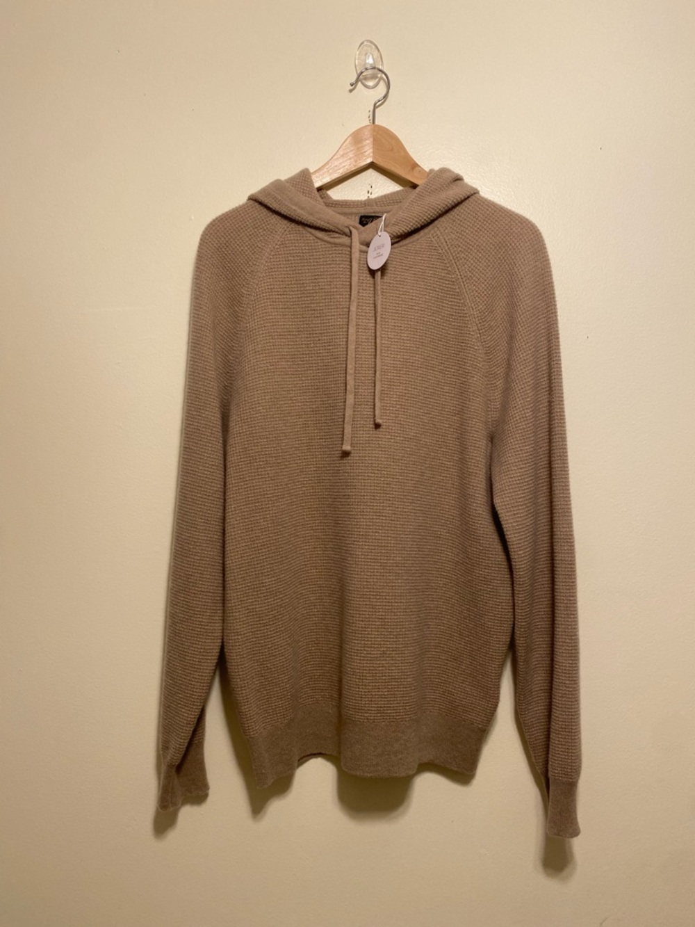 J. Crew Men's Taupe Crewneck Hoodie Sweater. Size M . New. Style CB523